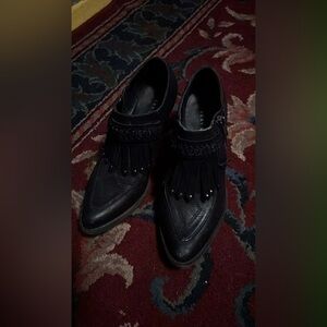 Very Volatile Black Western Boots